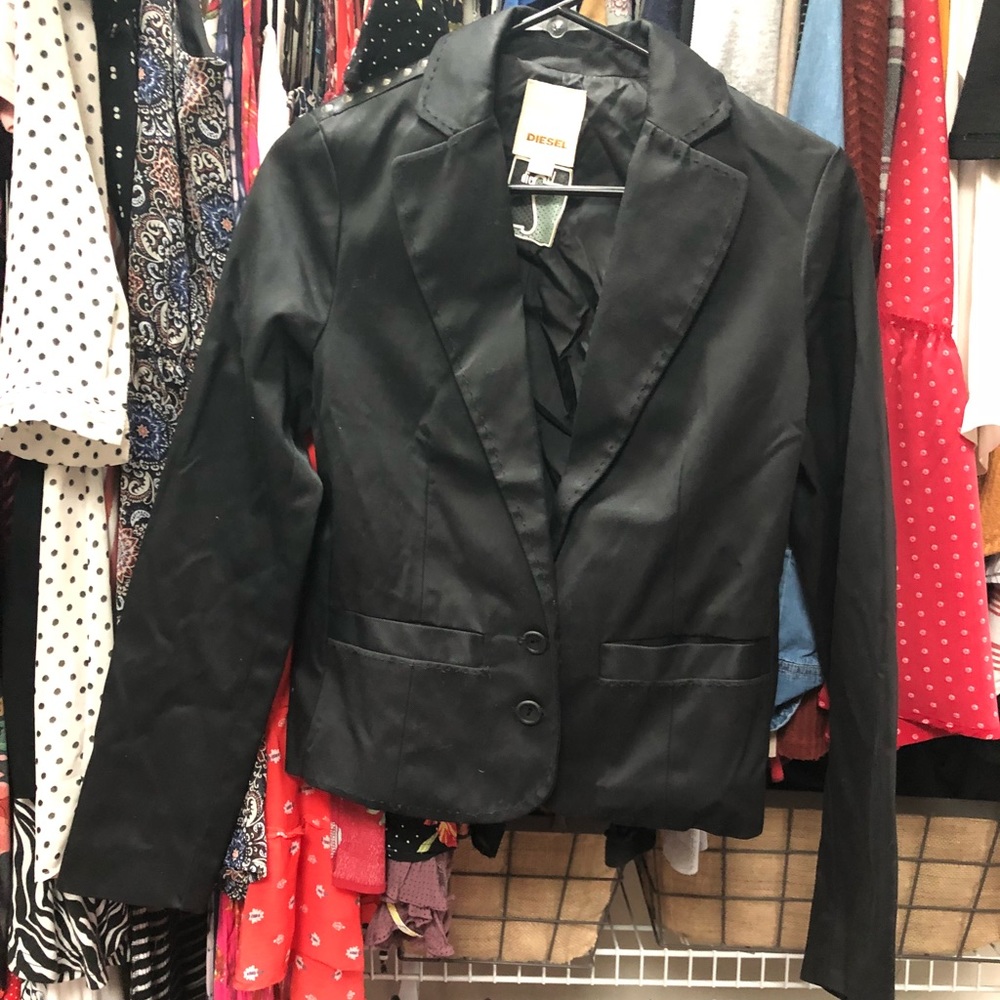 Diesel black XS blazer